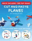 Image for Art Activities for Kids (Cut and Paste - Planes) : This book comes with collection of downloadable PDF books that will help your child make an excellent start to his/her education. Books are designed 