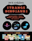 Image for Pre K Worksheets (Strange Dinosaurs - Cut and Paste)