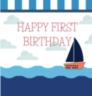 Image for Nautical First birthday guest book (Hardcover)