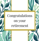 Image for Retirement Guest Book with lined pages (hardback)