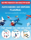 Image for Aktivitaten ausschneiden und einfugen : Ausschneiden und Einfugen - Flugzeug