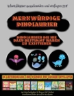 Image for Arbeitsblatter ausschneiden und einfugen PDF : Merkwurdige Dinosaurier - Ausschneiden und Einfugen