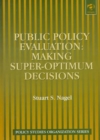 Image for Public policy evaluation  : making super-optimum decisions