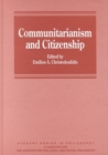 Image for Communitarianism and citizenship