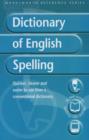 Image for Dictionary of English Spelling