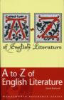 Image for A to Z of English Literature