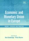 Image for Economic and Monetary Union in Europe