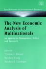 Image for The new economic analysis of multinationals  : an agenda for management, policy and research