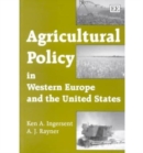 Image for Agricultural policy in Western Europe and the United States