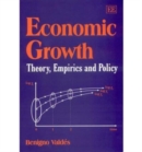 Image for Economic growth  : theory, empirics and policy