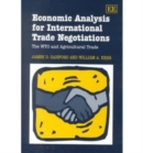 Image for Economic Analysis for International Trade Negotiations