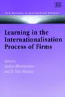 Image for Learning in the Internationalisation Process of Firms