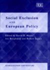 Image for Social Exclusion and European Policy
