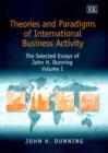 Image for Theories and Paradigms of International Business Activity