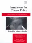 Image for Instruments for climate policy  : limited versus unlimited flexibility