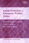 Image for Social Exclusion in European Welfare States
