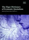 Image for The Elgar Dictionary of Economic Quotations