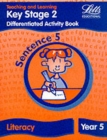 Image for Key Stage 2 Literacy: Sentence Level Y5 : Differentiated Activity Book