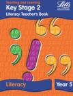 Image for Literacy teacher&#39;s bookYear 5 : Literacy Teacher&#39;s Book - Year 5
