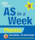 Image for AS IN A WEEK PHYSICS