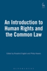 Image for An introduction to human rights and the common law