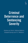 Image for Criminal Deterrence and Sentencing Severity