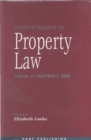 Image for Modern Studies in Property Law - Volume 1
