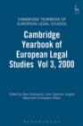 Image for The Cambridge yearbook of European legal studiesVol. 3: 2000