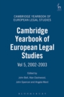 Image for The Cambridge yearbook of European legal studiesVol. 5: 2002-2003