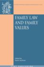 Image for Family Law and Family Values