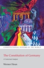 Image for The constitution of Germany  : a contextual analysis