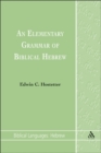 Image for An Elementary Grammar of Biblical Hebrew