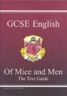 Image for Of mice and men  : the text guide