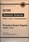 Image for GCSE Terminal Exam : OCR Double Science : Practice Exam Papers - Year 11 (higher)