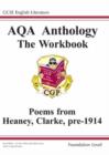 Image for GCSE English Literacy AQA Anthology : Heaney and Clarke Pre 1914 : Foundation Poetry Workbook