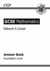Image for GCSE Maths Edexcel Answers for Workbook with Online Edition - Foundation (A*-G Resits)