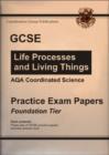 Image for GCSE AQA Coordinated Science, Life Processes and Living Things Practice Exam Paper