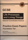 Image for GCSE Edexcel Coordinated Science, Biology Practice Exam Papers : Foundation