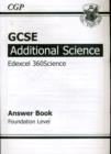 Image for GCSE Additional Science Edexcel Answers (for Workbook) - Foundation