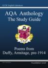 Image for GCSE English Literature AQA Anthology : Duffy and Armitage Pre-1914 Poetry Guide