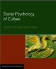 Image for Social Psychology of Culture