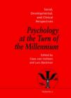 Image for Psychology at the turn of the millennium  : congress proceedings, XXVII International Congress of Psychology, Stockholm, 2000Vol. 2: Social, developmental, and clinical perspectives
