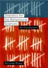 Image for Statistics for the behavioural sciences  : an introduction