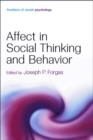 Image for Affect in Social Thinking and Behavior