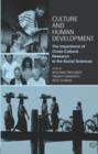 Image for Culture and human development  : the importance of cross-cultural research for the social sciences