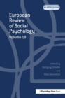 Image for European Review of Social Psychology: Volume 18