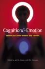 Image for Cognition and emotion  : reviews of current research and theories