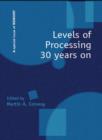 Image for Levels of Processing 30 Years On