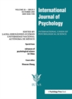 Image for Advances of Psychological Science in China : A Special Issue of the International Journal of Psychology