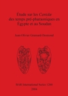 Image for Etude sur les Canidæ des temps prepharaoniques en Egypte et au Soudan